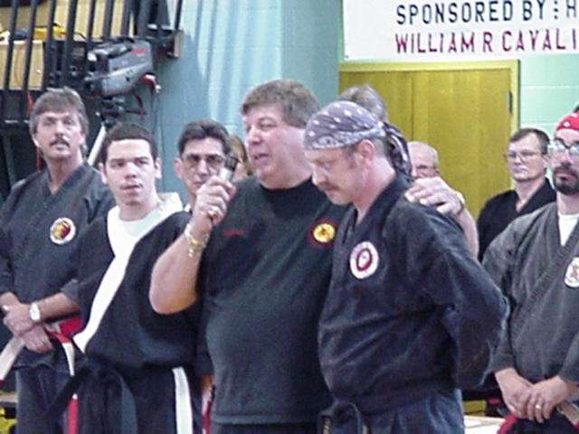 Hanshi Wm. Cavalier introduces Dai-Soke Matthew Durant